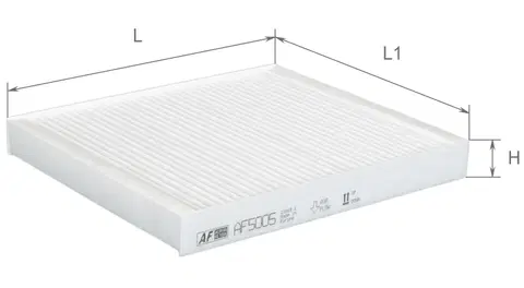 Фільтр салону ASTRA G 98- — ALPHA — AF5005