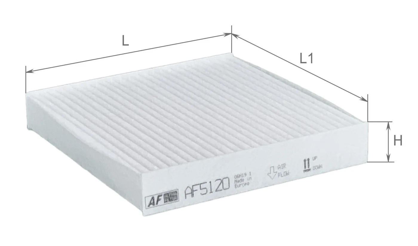 Фільтр салону SWIFT SX4 89- (K1236/AF5120/95850M68P00/8856837020/72880AJ010/WP9314/AH303) — основне фото