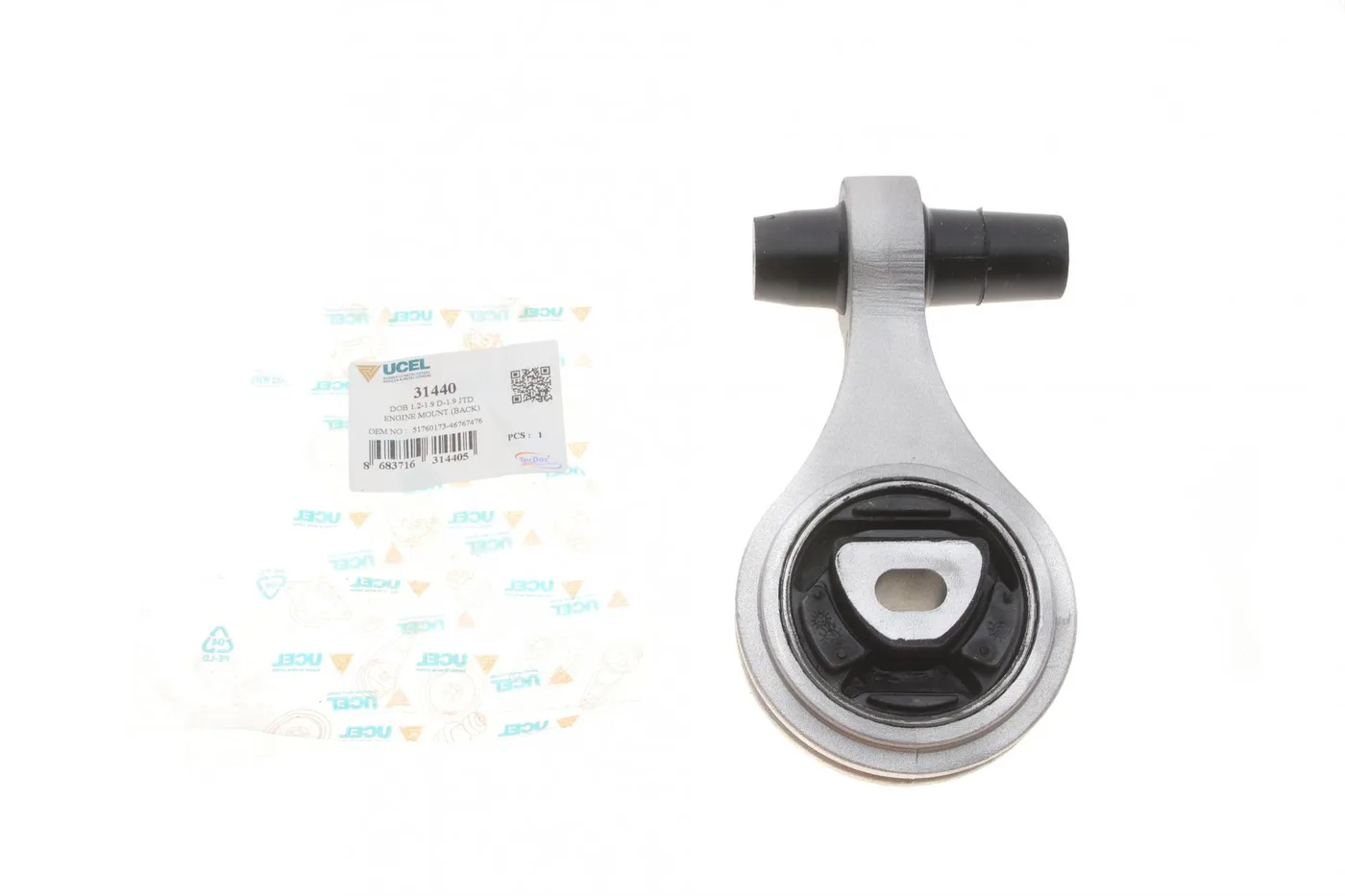 Подушка двигуна зад DOBLO 01-(FE36610/9002433/RH111091/LMI44582/00215777/31440/51760173/IMP29042) — основне фото